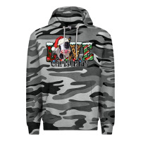 Slate Camo love Christmas cow Premium Hoodie - Jasminsmagicworld