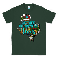 Sports Green Merry Christmas Texas Map Classic Tee - RanaPortraitStore