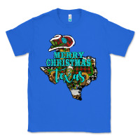 True Royal Merry Christmas Texas Map Classic Tee - RanaPortraitStore