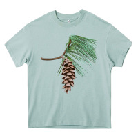 Arona white pine cone Heavy Core Tee - LillyAllenDesigns