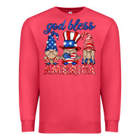 Cardinal god bless america gnome Premium Sweatshirt - HRA Design Shop