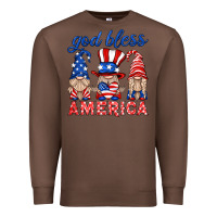 Chestnut god bless america gnome Premium Sweatshirt - HRA Design Shop
