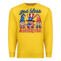 Lemon god bless america gnome Premium Sweatshirt - HRA Design Shop