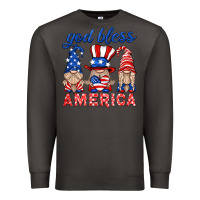 Smoke god bless america gnome Premium Sweatshirt - HRA Design Shop