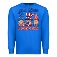 True Royal god bless america gnome Premium Sweatshirt - HRA Design Shop