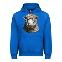 Cobalt dorset sheep head Urban Hoodie - LillyAllenDesigns