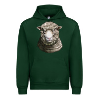 Forest Green dorset sheep head Urban Hoodie - LillyAllenDesigns