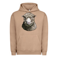 Pigment Burro dorset sheep head Urban Hoodie - LillyAllenDesigns