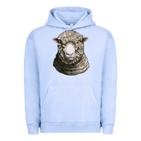 Pigment Grape Ice dorset sheep head Urban Hoodie - LillyAllenDesigns