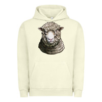 Pigment Pistachio dorset sheep head Urban Hoodie - LillyAllenDesigns