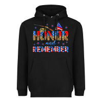 Black honor and remember Heavyweight Hoodie - Zillion Design Studio
