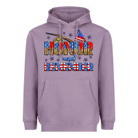 Lavender honor and remember Heavyweight Hoodie - Zillion Design Studio