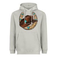 Moon Dust horseshoe cowboy hat Heavyweight Hoodie - RanaPortraitStore