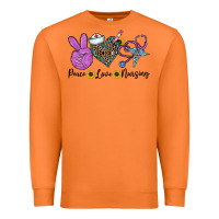 Carrot peace love nursing Premium Sweatshirt - CowhideDigitalArt