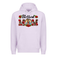 Lilac blessed mom lady of guadalupe Premium Hoodie - BarkalooDesign
