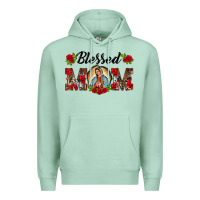 Seafoam blessed mom lady of guadalupe Premium Hoodie - BarkalooDesign