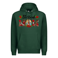 Sports Green blessed mom lady of guadalupe Premium Hoodie - BarkalooDesign
