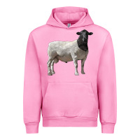 Fuchsia Pink dorper sheep Urban Hoodie - LillyAllenDesigns