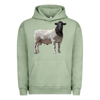 Pigment Oil Green dorper sheep Urban Hoodie - LillyAllenDesigns
