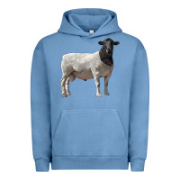 Pigment Pebble Blue dorper sheep Urban Hoodie - LillyAllenDesigns
