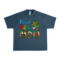 Midnight Navy proud autism mom Urban Heavy Tee - Artiststas