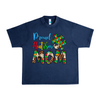 Navy proud autism mom Urban Heavy Tee - Artiststas