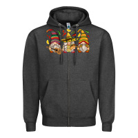 Charcoal Heather mexican gnomes Zipper Hoodie - Zillion Design Studio