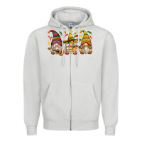 Dove Grey mexican gnomes Zipper Hoodie - Zillion Design Studio
