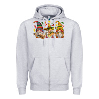Heather Grey mexican gnomes Zipper Hoodie - Zillion Design Studio