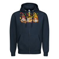 Navy mexican gnomes Zipper Hoodie - Zillion Design Studio