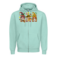 Seafoam mexican gnomes Zipper Hoodie - Zillion Design Studio