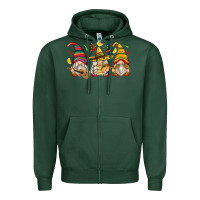 Sports Green mexican gnomes Zipper Hoodie - Zillion Design Studio
