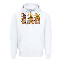 White mexican gnomes Zipper Hoodie - Zillion Design Studio