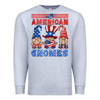 Heather Grey all american gnomes Premium Sweatshirt - HRA Design Shop