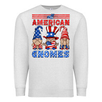 Oatmeal Heather all american gnomes Premium Sweatshirt - HRA Design Shop