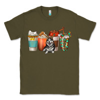 Army Green alaskan husky dog coffee cups Classic Tee - texasbilliewilder