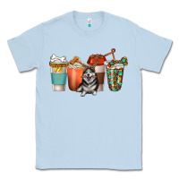 Dusty Blue alaskan husky dog coffee cups Classic Tee - texasbilliewilder