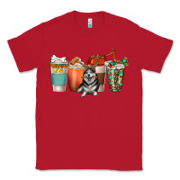 Red alaskan husky dog coffee cups Classic Tee - texasbilliewilder