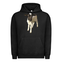 Pigment Black dorper baby sheep Urban Hoodie - LillyAllenDesigns