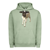 Pigment Oil Green dorper baby sheep Urban Hoodie - LillyAllenDesigns