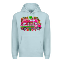 Blue Mist valentines day tacos truck Premium Hoodie - NancyCooperArtShop