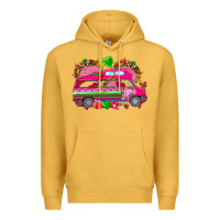 Mustard valentines day tacos truck Premium Hoodie - NancyCooperArtShop