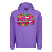 Purple valentines day tacos truck Premium Hoodie - NancyCooperArtShop