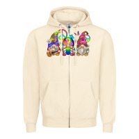 Sandshell hippie gnomes Zipper Hoodie - Zillion Design Studio
