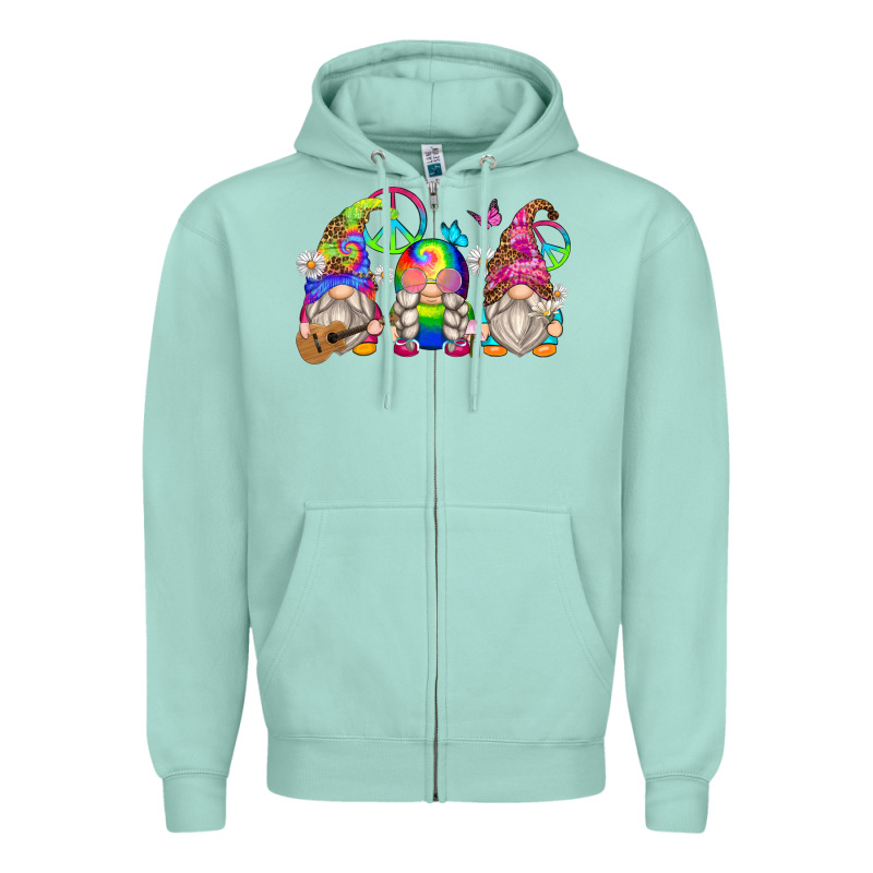 Hippie Gnomes Zipper Hoodie by Zillion Design Studio | Teevron