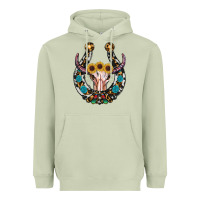 Matcha western horseshoe skull Heavyweight Hoodie - RanaPortraitStore
