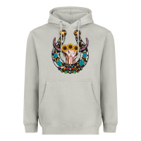 Moon Dust western horseshoe skull Heavyweight Hoodie - RanaPortraitStore