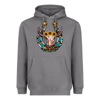Storm western horseshoe skull Heavyweight Hoodie - RanaPortraitStore