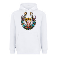 White western horseshoe skull Heavyweight Hoodie - RanaPortraitStore