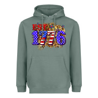 Sage est. 1776 4th of july Heavyweight Hoodie - Zillion Design Studio